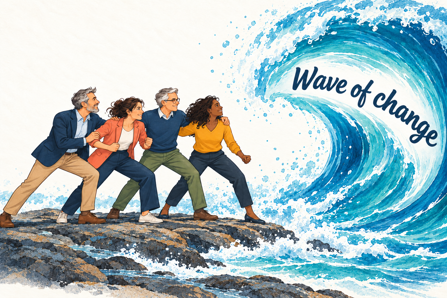 Facing the wave of change together