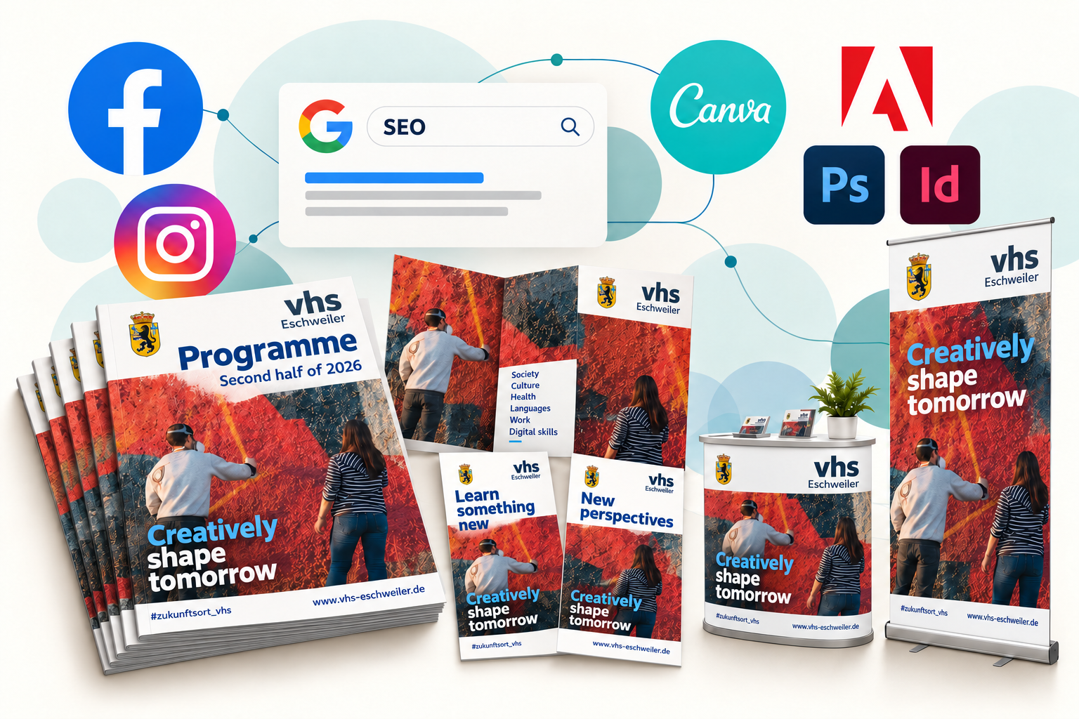 Marketing collage for vhs Eschweiler